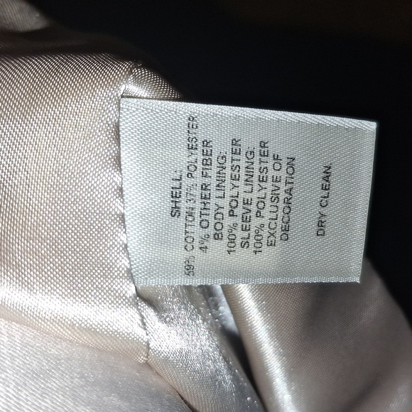 WHITE HOUSE BLACK MARKET Lnwot Women's double-breasted jacket size S tan black - Picture 7 of 15